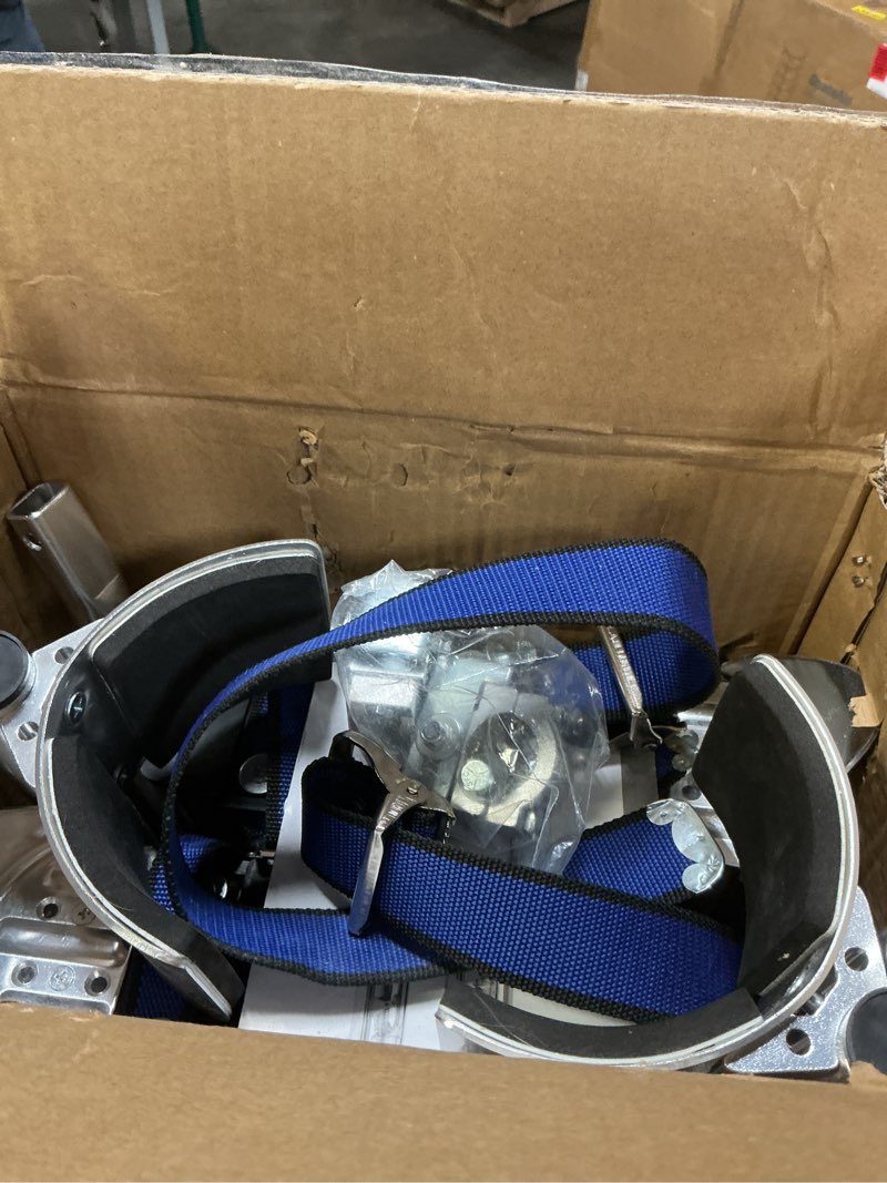 Condition photo showing Good Condition for Olenyer Drywall Stilts, 18"-30" Adjustable Heights Aluminum Work Stilts for Sheetrock Drop Ceiling P