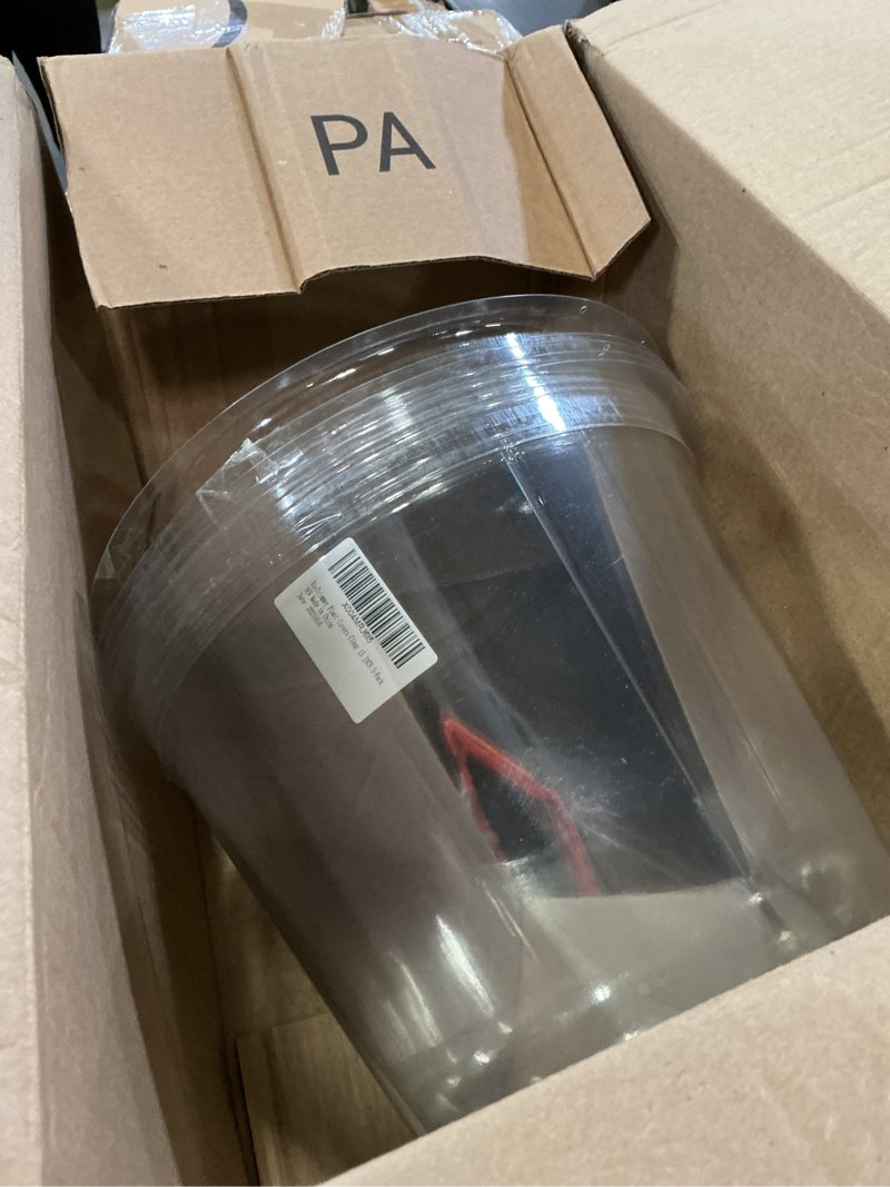 Condition photo showing Good Condition for 13 inch humidity domes garden cloches for plant protection, protectors from animals, garden clear plant cover with ventilation holes 5 pack 13" d × 12" h 5p