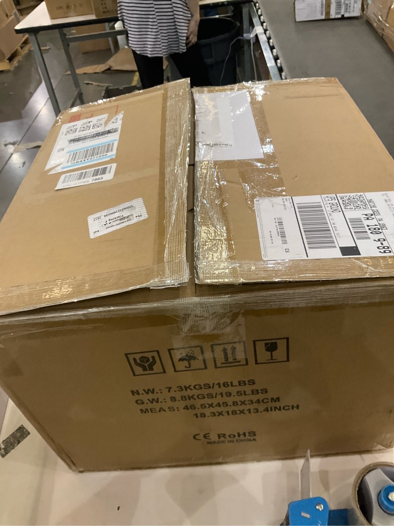 Condition photo showing As Is for Under Desk Elliptical Machine, Electric Elliptical Leg Exerciser for Seniors with 10 Adjustable, Portable Quiet Elliptical Exercise Machine, Seated Pedal Exerciser with Remote Control(Gray)