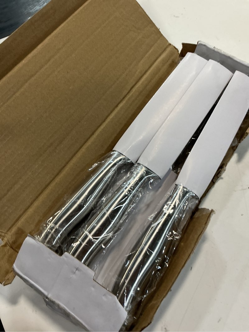 Condition photo showing Good Condition for steak knife set of 6, 4.5 inches dishwasher safe high carbon stainless steel knives, silver