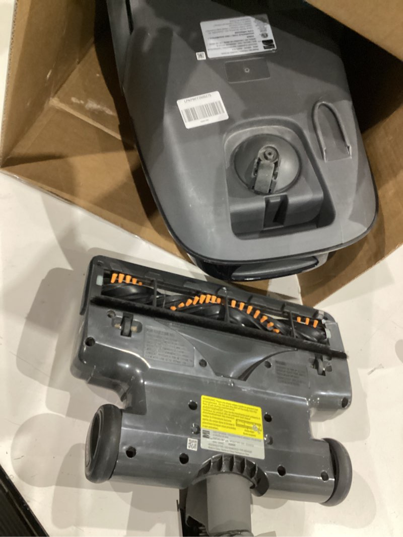Condition photo showing As Is for kenmore bc3006 400 series pet friendly lightweight bagged canister vacuum cleaner 2-motor design with hair eliminator brushroll, hepa filter, led headlight, extended wand and auto cord rewind black