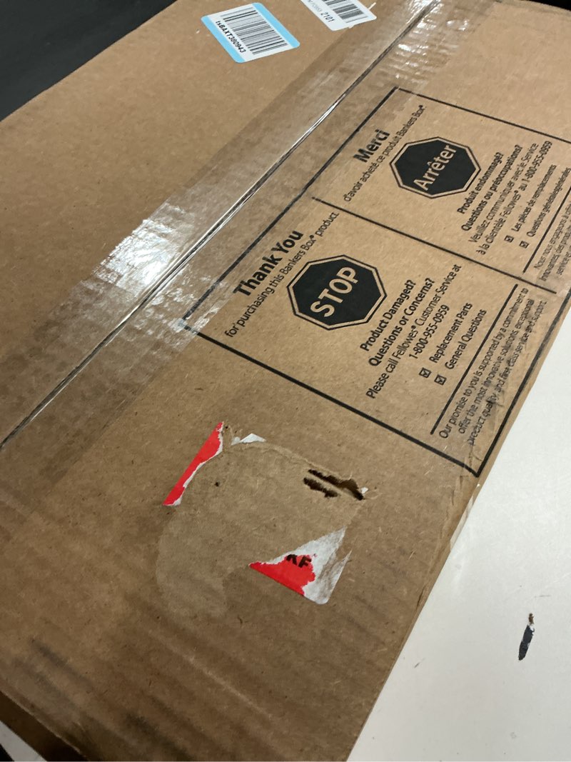 Condition photo showing Good Condition for Bankers Box Heavy Duty 20" Plastic Letter File Box