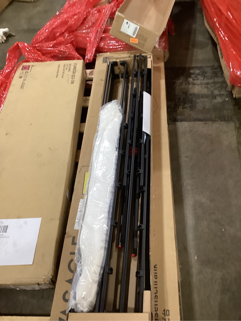 Condition photo showing New/Like New for Amazon Basics Smart Box Spring Bed Base, 5-Inch Height Mattress Foundation, Tool-Free Easy Assembly, Queen, 79"L x 59.5"W x 5"H, White Queen(79"L x 59.5"W) 5-Inch Height