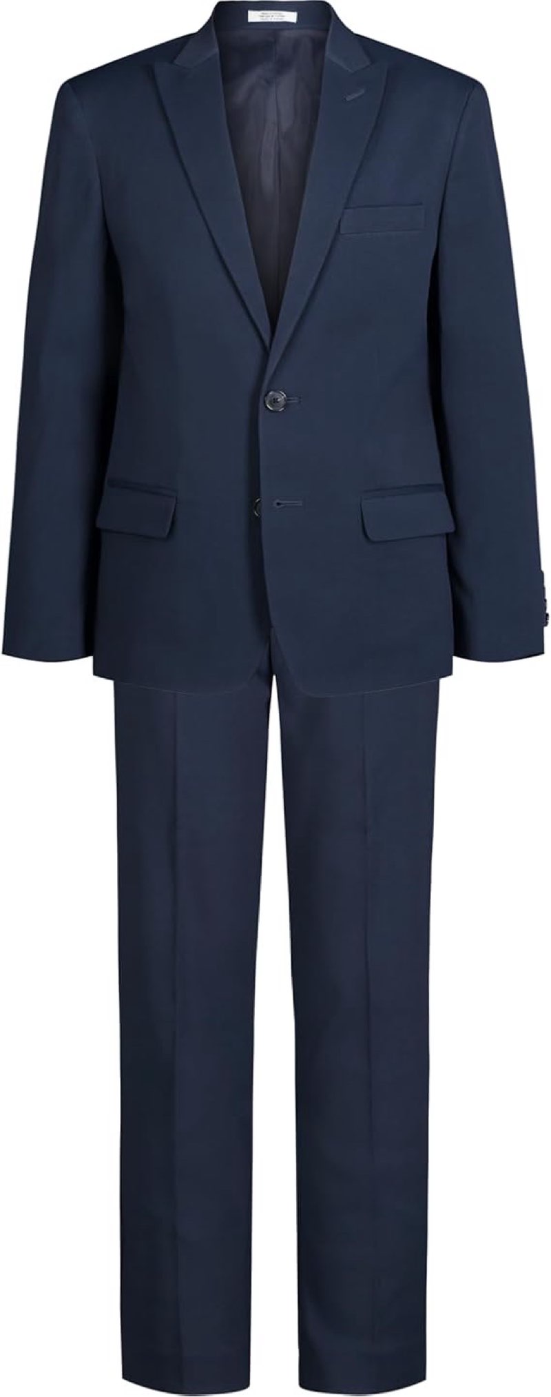Calvin Klein Boys 2-Piece Formal Suit Set, Includes Single Breasted Jacket & Straight Leg Dress Pant