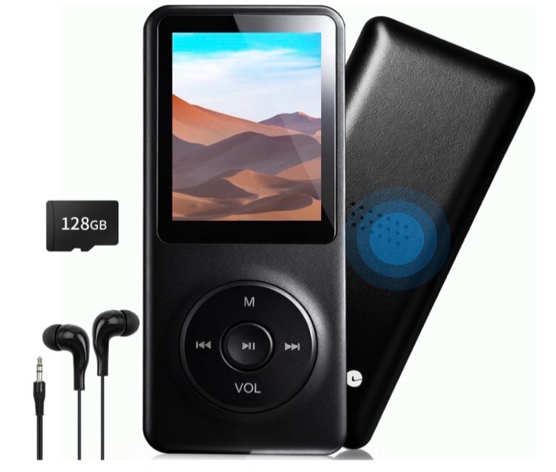 mp3 player with bluetooth - portable music player for kids