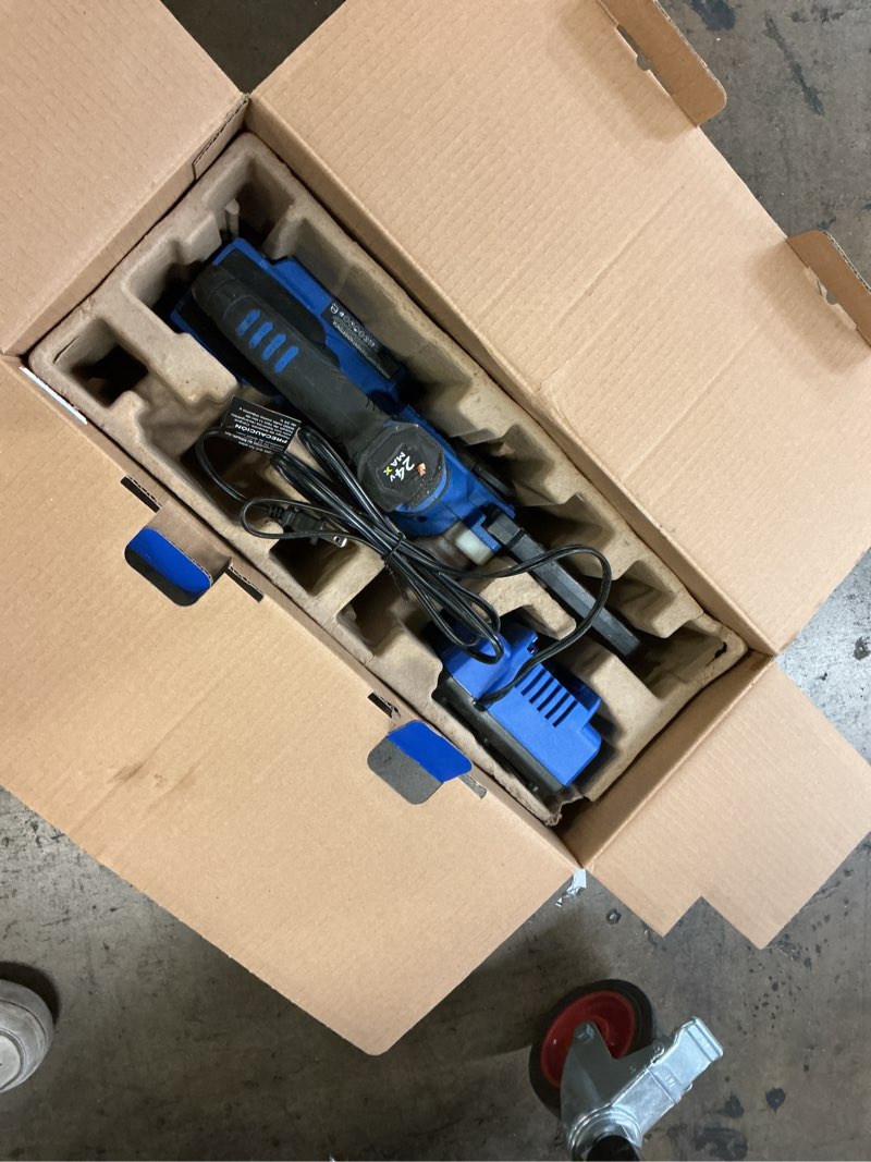 Condition photo showing As Is for Kobalt 24-volt 6-in Battery 2 Ah Chainsaw