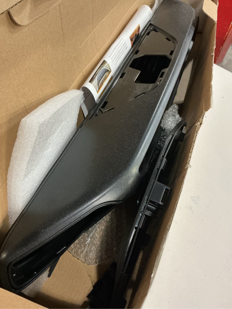 Condition photo showing As Is for 923-127 led third brake light assembly fit for ford transit 150 250 350 350 hd 2018-2019, rear upper high mounted 3rd stop lamp lights w/parking trim cap replace# jk4z-13a613-ag, jk4z-13a613-aa