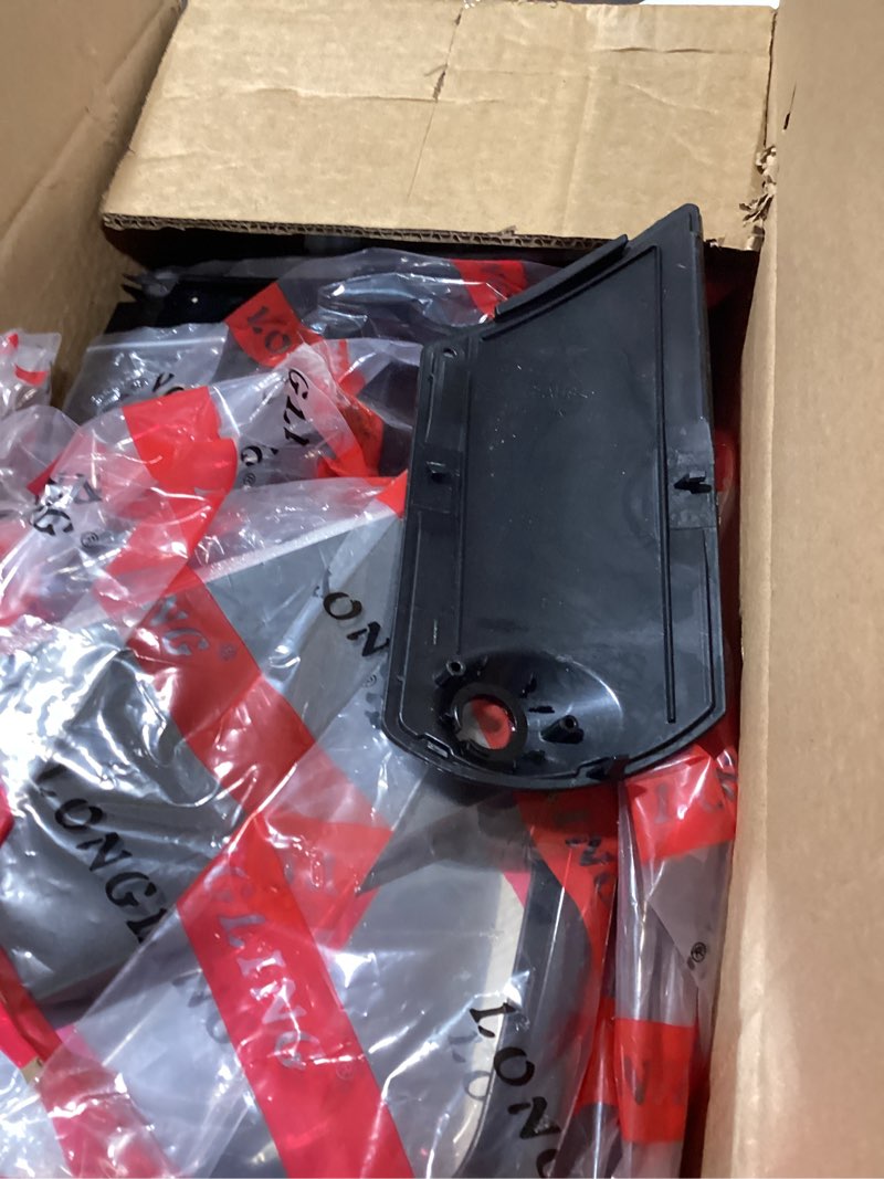 Condition photo showing As Is for passenger right side door mirror power heated with blis glass turn signal light and menory power folding textured black back cover for toyota tundra 2022-2025 black passenger (rh) side