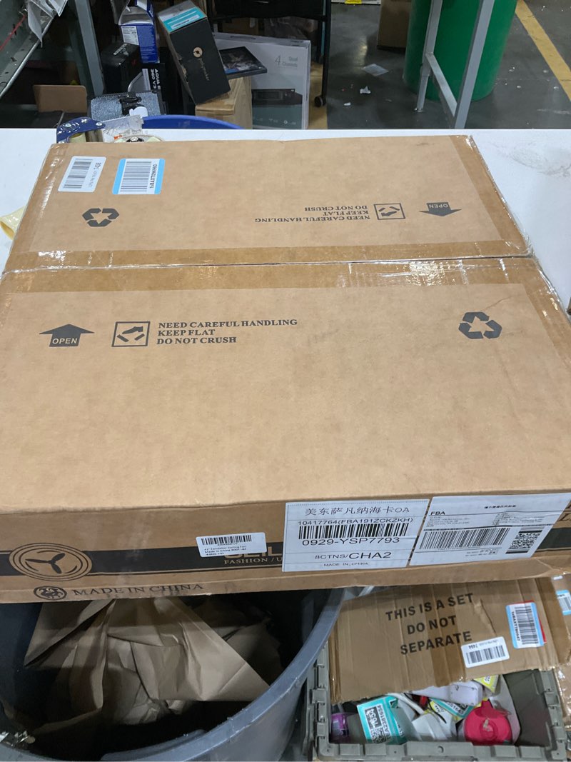 Condition photo showing New/Like New for 42 Inch Ceiling Fans with Lights, Retractable Fandelier Ceiling Fan, LED Dimmable, 6-Speed Reversible Motor, Timer & Memory Function, for Bedroom Living Room-White White 42 Inch