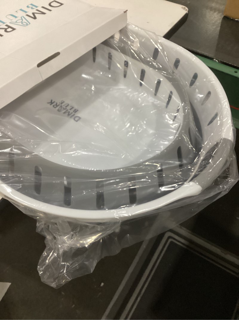 Condition photo showing New/Like New for ONYX Model – Large Collapsible Laundry Basket, Foldable Plastic Laundry Hamper with Handles, Space-Saving Waterproof Clothes Bin for Home, Bedroom, Bathroom or Laundry Room – 45L