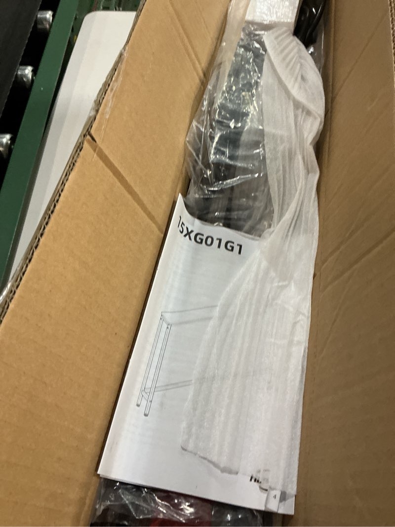 Condition photo showing New/Like New for HOOBRO 47.2" Narrow Console Table with Power Outlet, 5.9" Behind Couch Table with Charging Station, Long Sofa Side Table, Skinny Entryway Table for Living Room, Hallway, Foyer, Rustic Brown BF15XG01G1 47.2"L x 5.9"W x 31.5"H Rustic Brown + Black 1