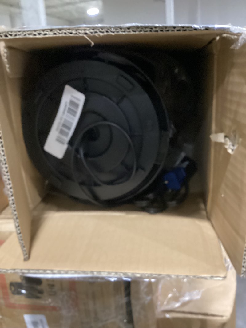 Condition photo showing As Is for Lasko Oscillating Tower Fan, Remote Control, Ionizer, 3 Speeds, Timer, for Bedroom, Office, Kitchen 42", Black, T42950 Modern Black