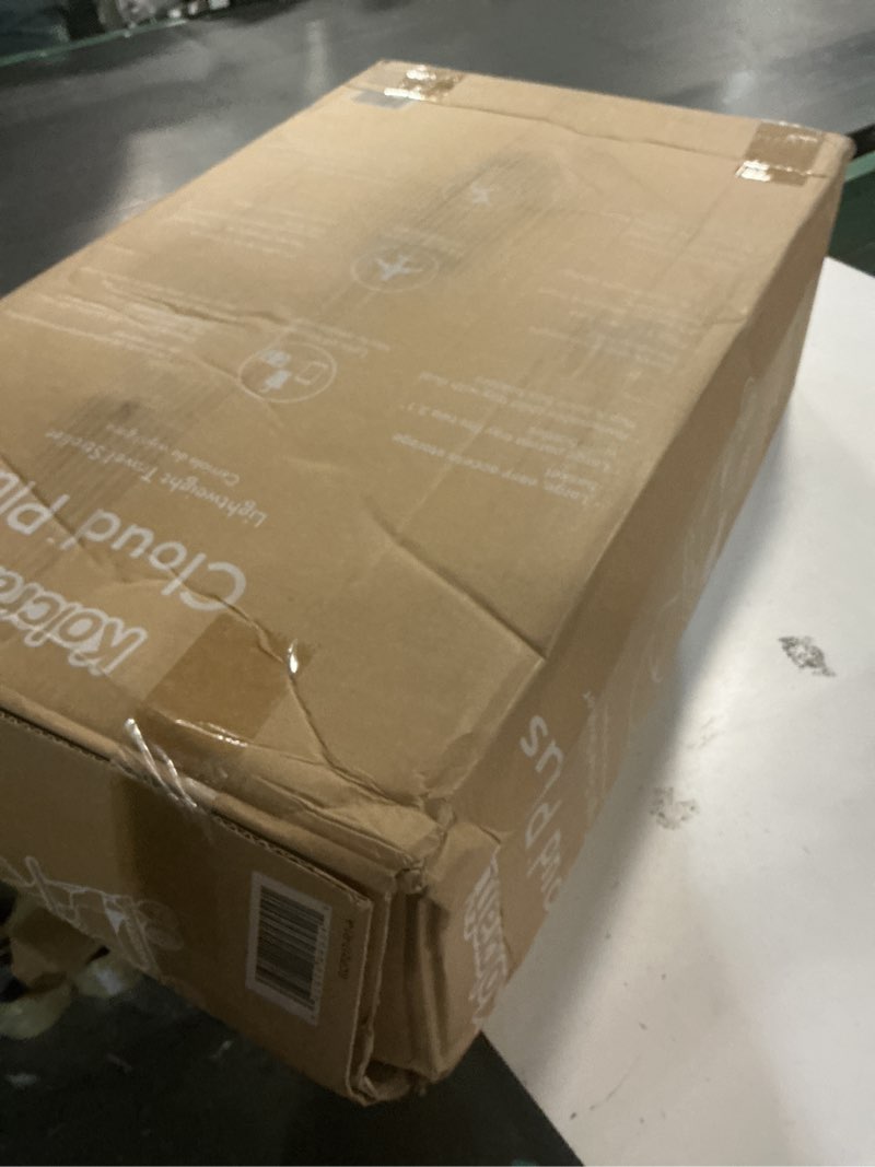 Condition photo showing New/Like New for Kolcraft Cloud Plus Lightweight Umbrella Stroller for Toddlers with Reclining Seat, Large Storage Basket, Canopy, Infant & Parent Trays, Compact Fold for Summer Travel, Durable Frame, Slate Gray Slate Gray (Wheel Color May Vary)