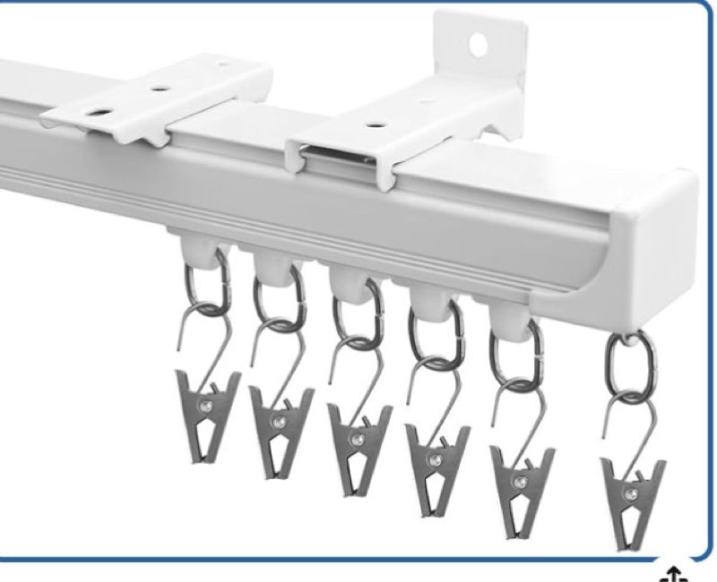 curtain track,ceiling curtain track,wall mount curtains tracks,heavy duty sliding room divider ceiling mount curtains tracks rails rod system with clips 