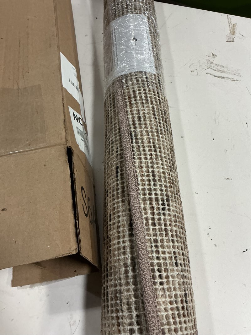 Condition photo showing Good Condition for color&geometry thin indoor door mat 32"x48", dirt & moisture trapping, non-slip rubber backing, low profile inside doormat for home entrance, entryway, patio & porch,classic brown classic brown 32"x48"