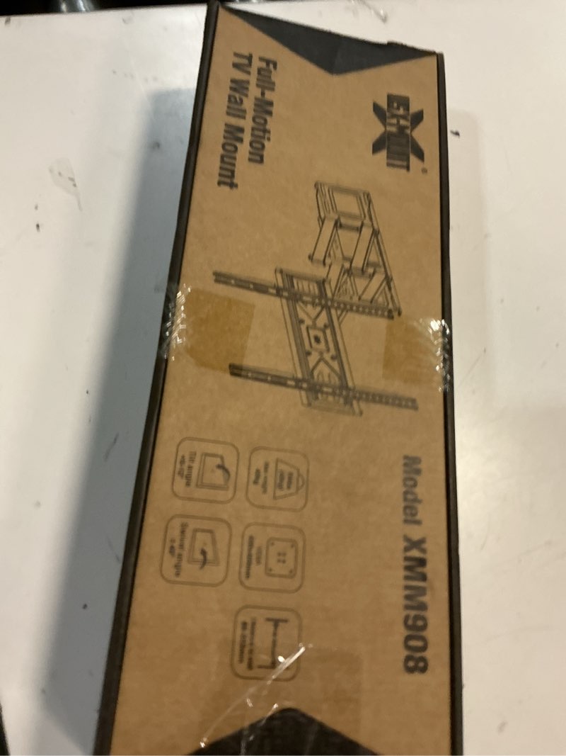 Condition photo showing New/Like New for usx mount full motion tv wall mount for most 32-70 inch tvs up to 99 lbs, wall mount bracket with dual articulating arms, swivel, tilt, max vesa 400x400mm, tv mount fits 12”/16” wood studs 32-70 inch, 99 lb