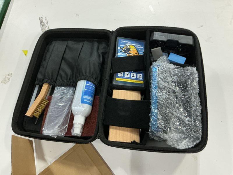 Condition photo showing New/Like New for XCMAN Complete Ski Snowboard Tuning and Waxing Kit with Waxing Iron,Universal Wax,Edge Tuner,Brush,Wax Scraper,Ptex