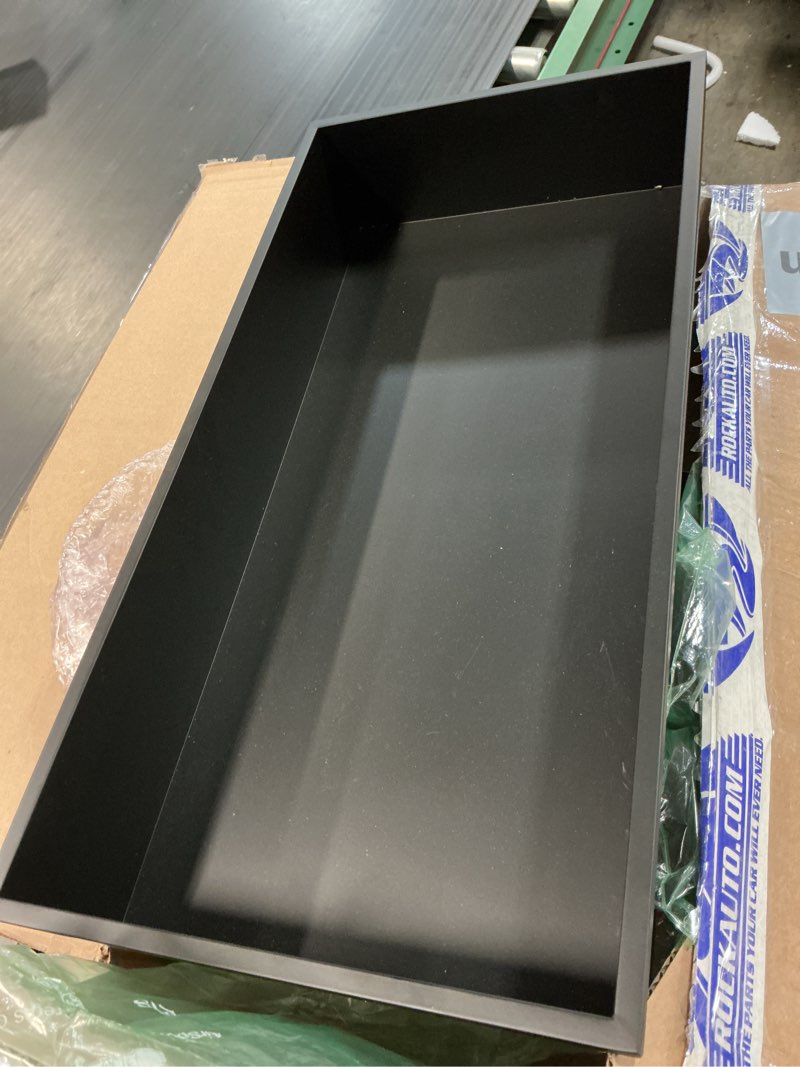 Condition photo showing Good Condition for similar large black metal tin box no lids - large containers, holder for keeping car keys, cookie, pencil case