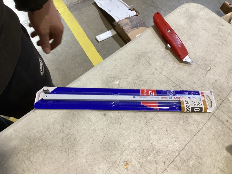 Condition photo showing Good Condition for Lenox 20160T218HE Hacksaw Blade, Bi-Metal, 18-Tooth, 12-In, 2-Pk. - Quantity 2