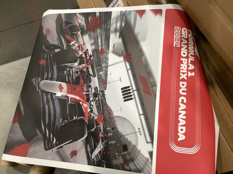 Print store formula 1 grand prix du canada 09/2024 L 50x70 cm poster