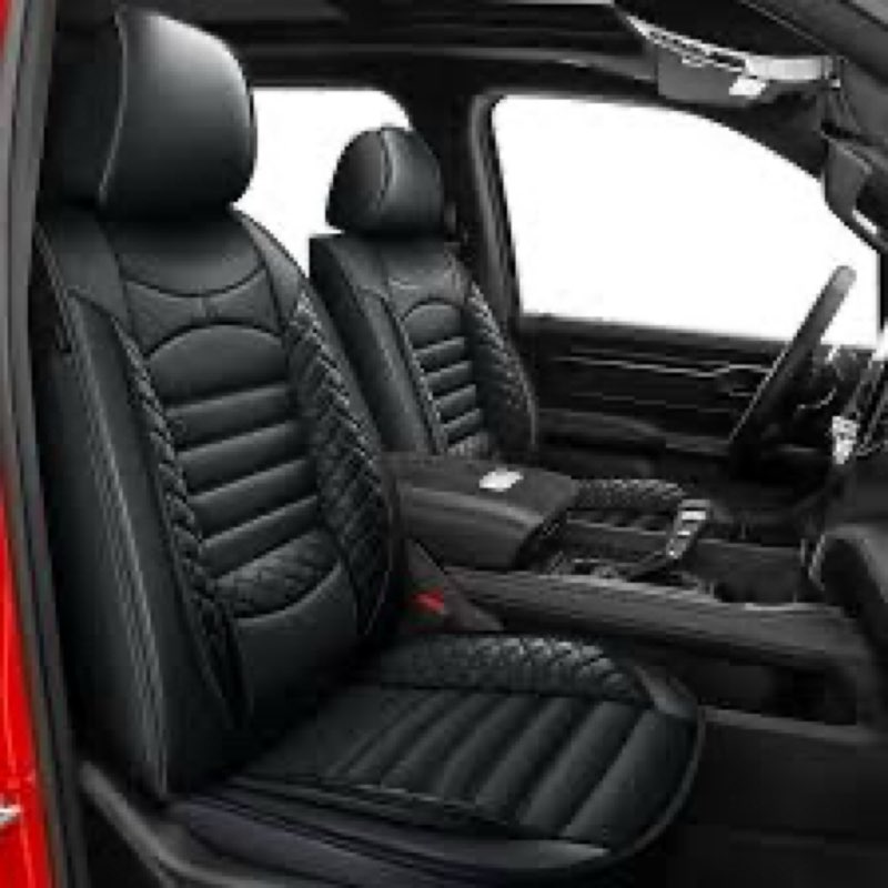 AOMSAZTO Car Seat Covers Full Set Fit for Dodge RAM 2002-2025 1500 2500 3500 5 Seat Truck Pickup Cre