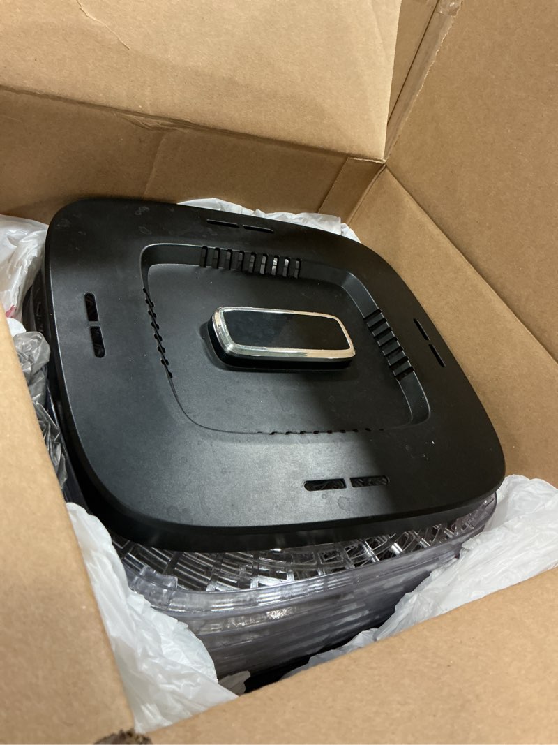 Condition photo showing As Is for OSTBA Food Dehydrator Machine Adjustable Temperature & 72H Timer, 5-Tray Dehydrators for Food and Jerky, Fruit, Dog Treats, Herbs, Snacks, LED Display, 240W Electric Food Dryer, Recipe Book Electronic Control 5 BPA-Free Trays