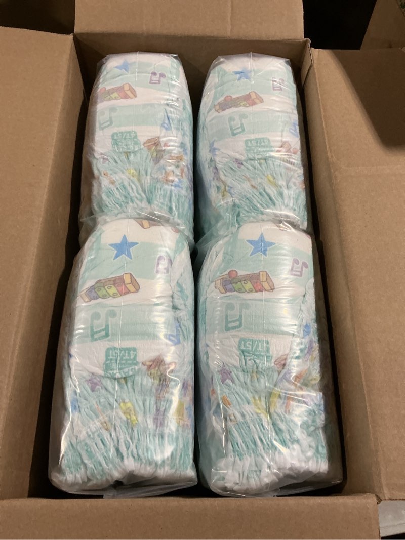 Condition photo showing New/Like New for pampers training pants - easy ups boys & girls bluey - size 4t-5t, 104 count, children's potty underwear (packaging may vary) 4t-5t 104