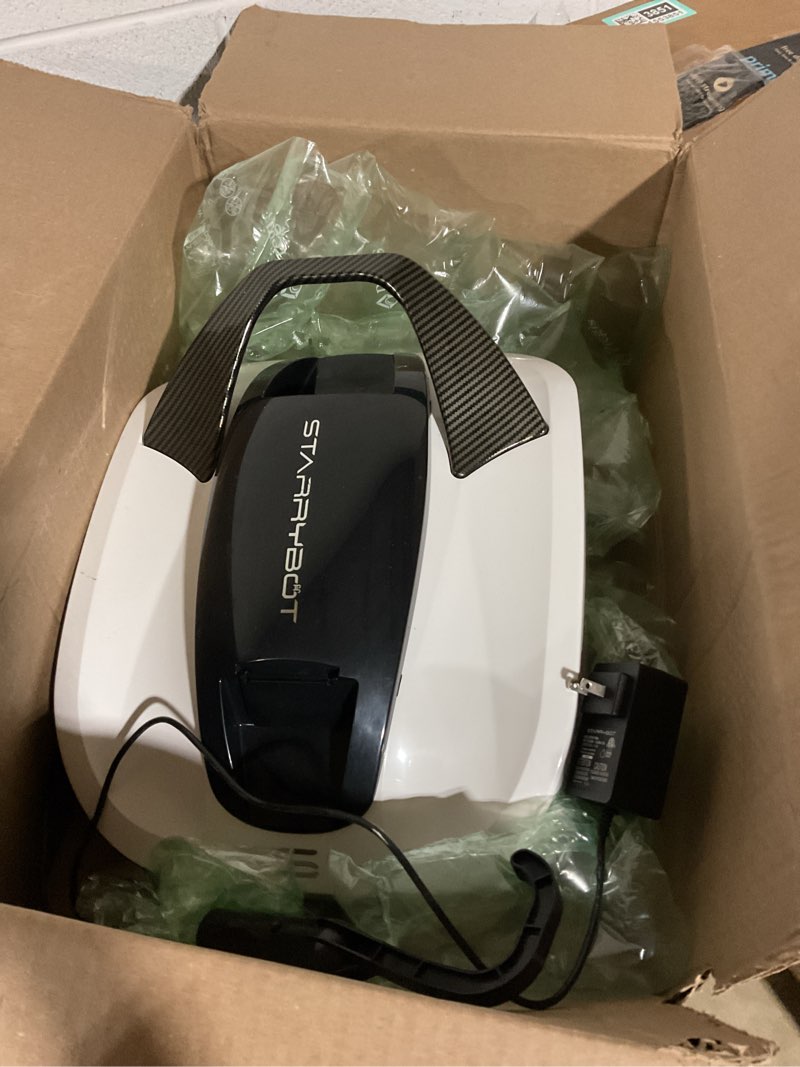 Condition photo showing Good Condition for cordless robotic pool cleaner, portable swimming robotic pool vacuum self-parking technology,150mins runtime,pool up to 900 sq.ft, ideal for above-ground pools(white)