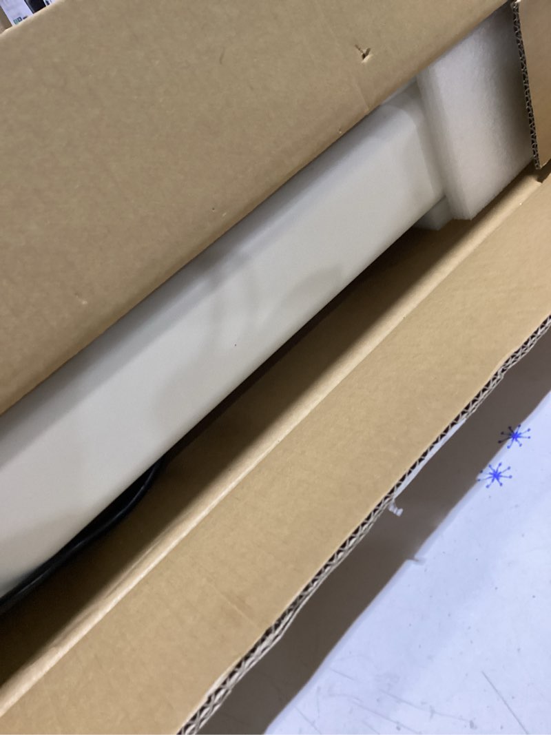 Condition photo showing As Is for Mica Infrared Space Heater, 1500W Portable Panel Heater for Indoor Use, Large Room, WiFi Smart App & Alexa Control, Fast Heating, Energy Efficient, Quiet, White