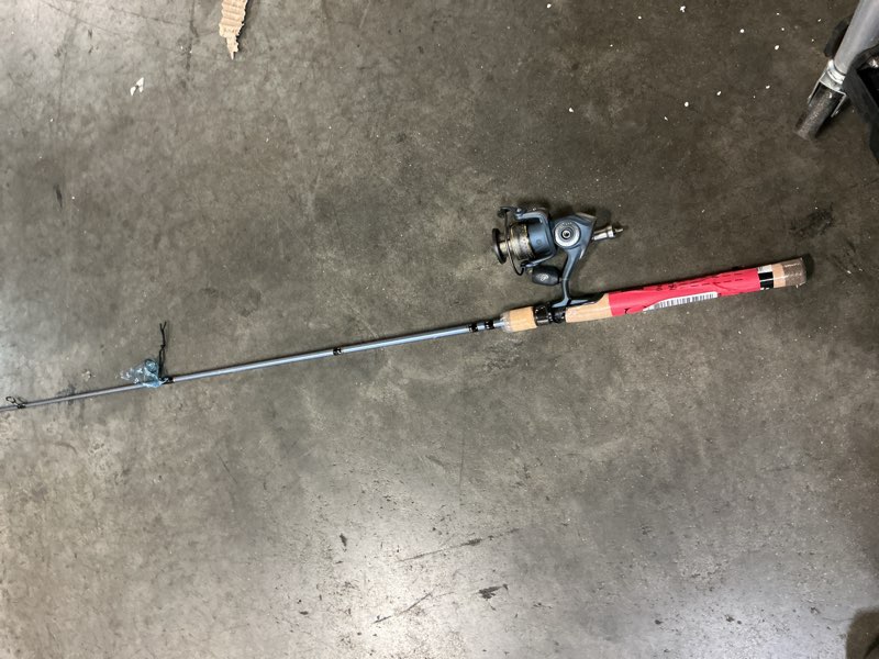 Condition photo showing As Is for pflueger president spinning reel and fishing rod combo new model 30 size reel - 6' - medium light - 1pc