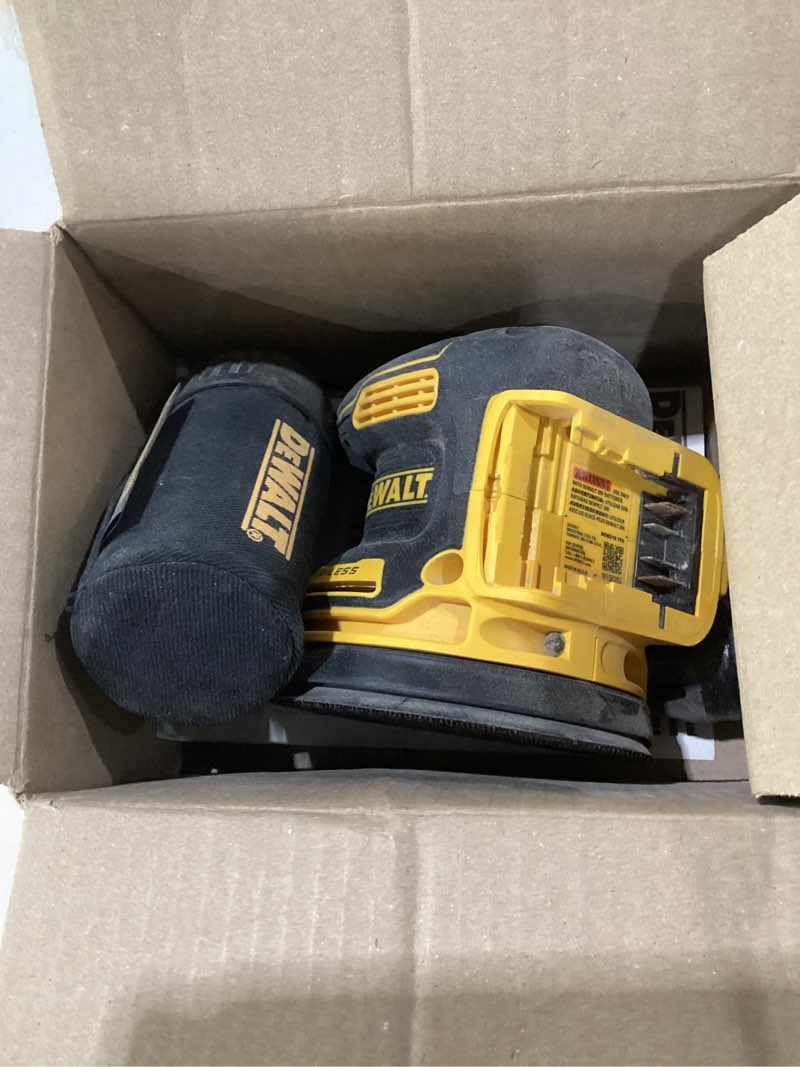 Condition photo showing Good Condition for dewalt 20v max orbital sander, tool only (dcw210b)