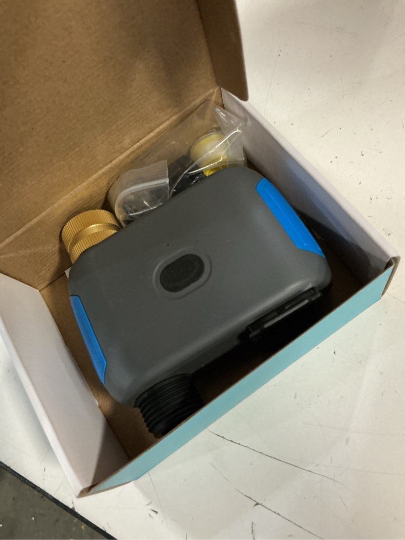 Condition photo showing Good Condition for wifi sprinkler timer, smart bluetooth hose timers, water timer for garden hose with app, digital automatic irrigation system compatible with alexa google, for outdoor garden lawn, 1 outlet 1 zone