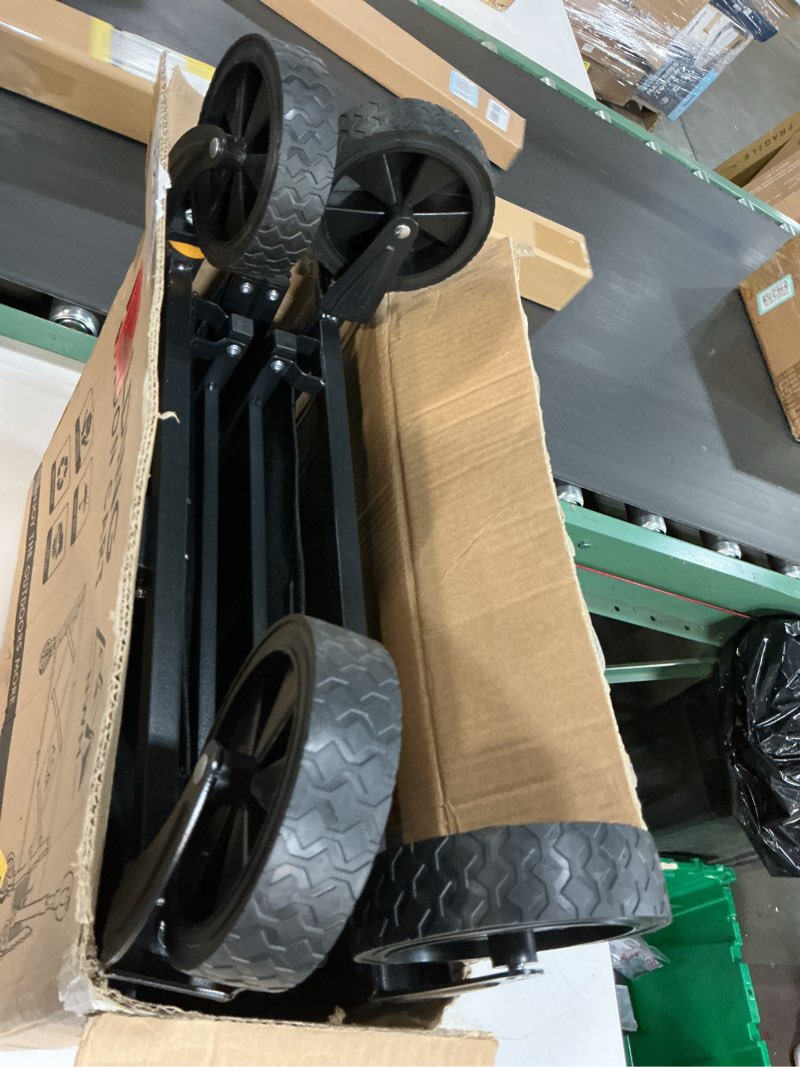 Condition photo showing Good Condition for NWH Collapsible Wagon Cart with Wheels Foldable, 360LBS Large Capacity Portable Folding Utility Heavy Duty Beach Wagons Cart with All-Terrain Wheels for Groceries Shopping, Camping, Sports, Garden