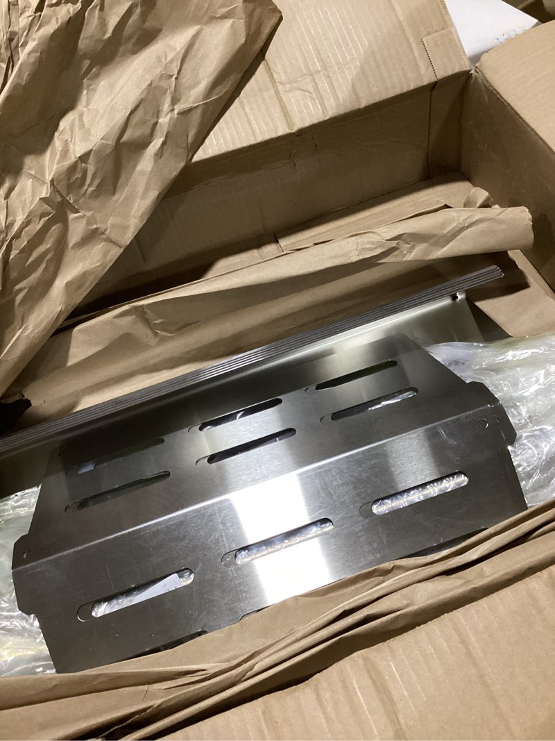 Condition photo showing As Is for genesis grill parts for weber e310 e320 e330 ep310 ep320 ep330, 17.5” flavorizer bars 7620 heat deflector 7622 burner tube 62752 for weber genesis 300, grill replacement parts for weber accessories silvery-repair set