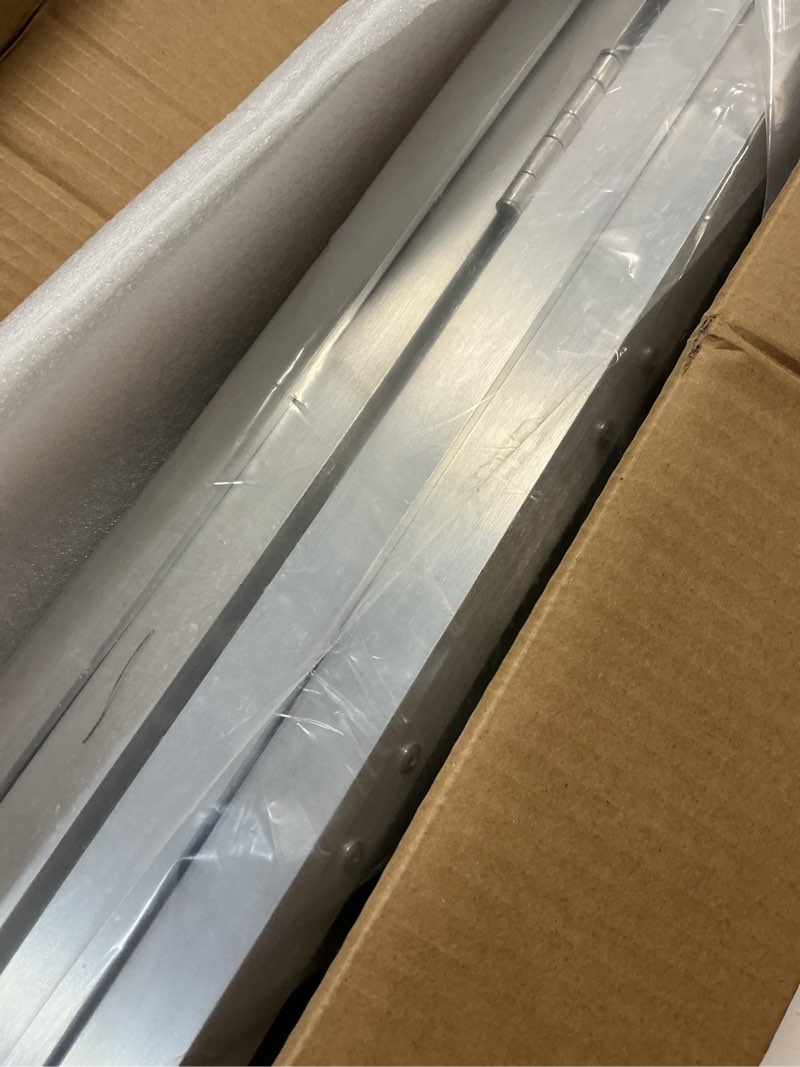Condition photo showing Good Condition for vnn portable wheelchair ramp 4ft, non-slip aluminum ramps for wheelchairs for home, handicap wheelchair ramps for home steps, aluminum loading dock plates, doorways, black aluminum 4ft (usable height 4-12 inch)