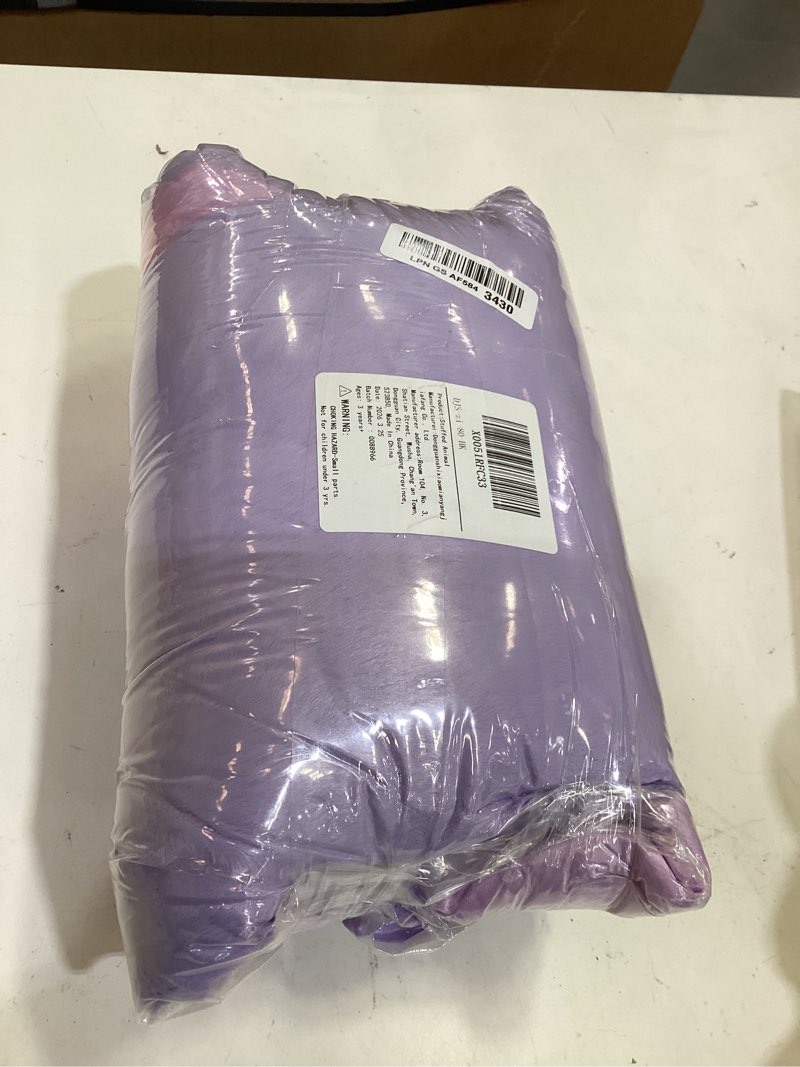 Condition photo showing Good Condition for 32inch cute giant purple unicorn plush, jumbo soft body pillow pet, large unicorn stuffed animals toy, big doll for kids girls and boys, birthday 32inch purple unicorn
