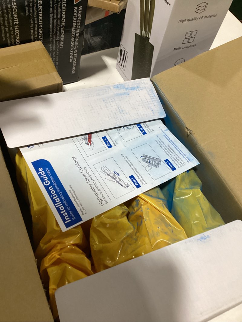 Condition photo showing New/Like New for TN223 BK/C/M/Y Toner Cartridge TN223 4PK Black, Cyan, Magenta & Yellow Toner Replacement for Brother TN-223 Toner MFC-L3770CDW MFC-L3710CW HL-3210CW HL-3230CDW HL-3270CDW HL-3290CDW Printer (TN2234PK) TN223 Black Cyan Magenta Yellow TN223-4PK