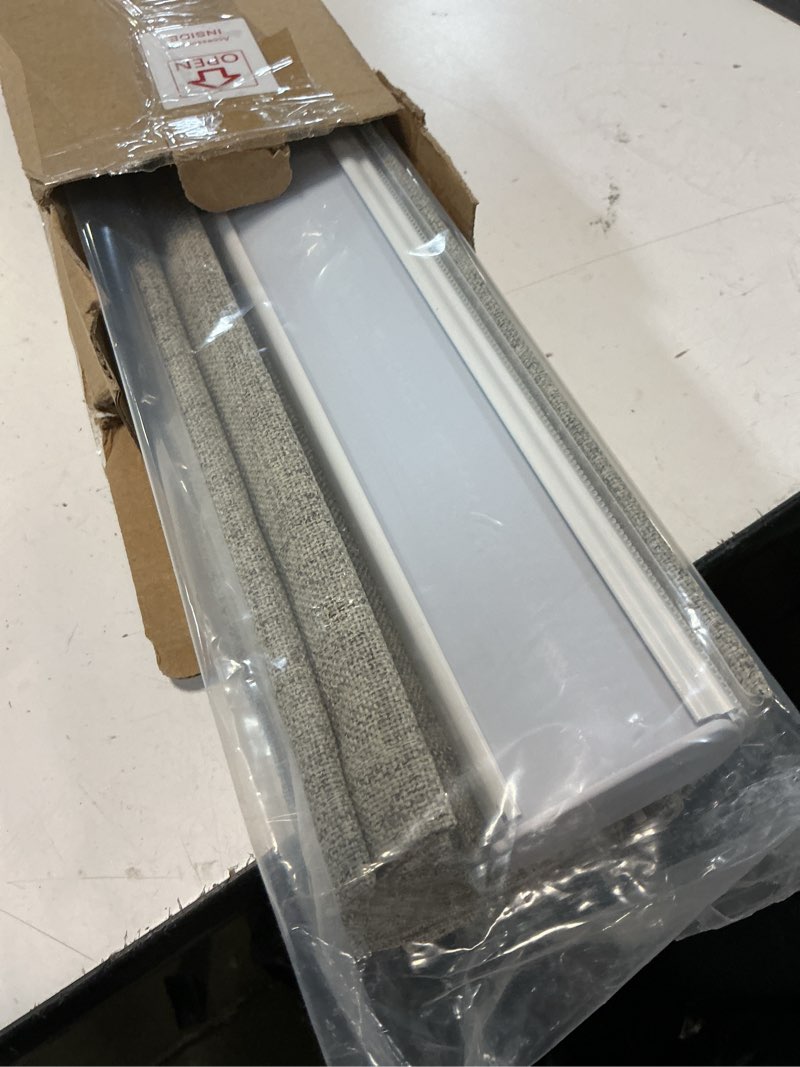 Condition photo showing Good Condition for joydeco cordless roman shades, linen fabric window blinds, thermal insulated blackout blinds, room darkening shades for indoor windows, easy to install, 37" w×75" h, linen linen 37"w x 75"h