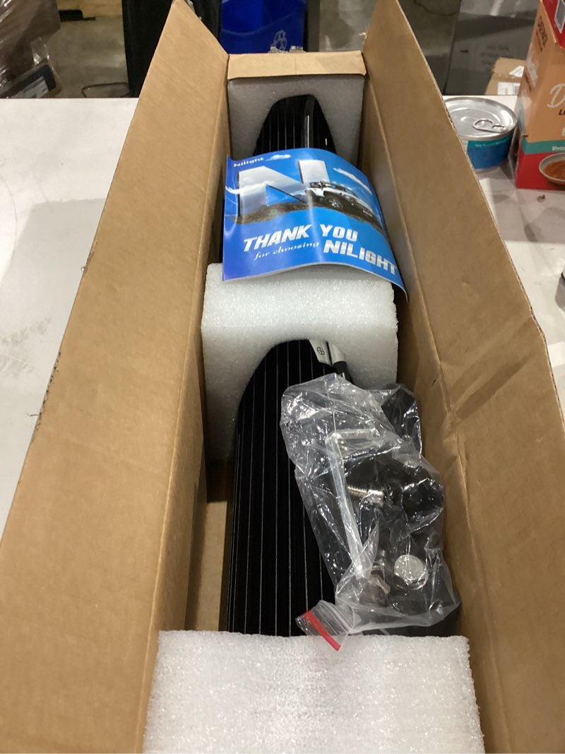 Condition photo showing New/Like New for Nilight Single Row LED Light Bar Ultra-Slim Spot Flood Combo Beam Pod 20 Inch 54W Fog Driving Work Roof Bumper Lighting for Offroad 4x4 Trucks SUV ATV UTV 20 Inch Flood Spot Lights