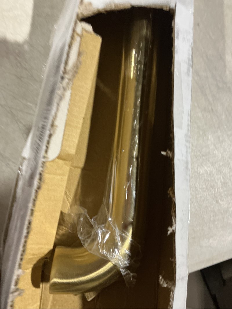 Condition photo showing Good Condition for Kingston Brass DR514367 Meridian Grab Bar, Brushed Brass 38.81 x 3 x 2.81
