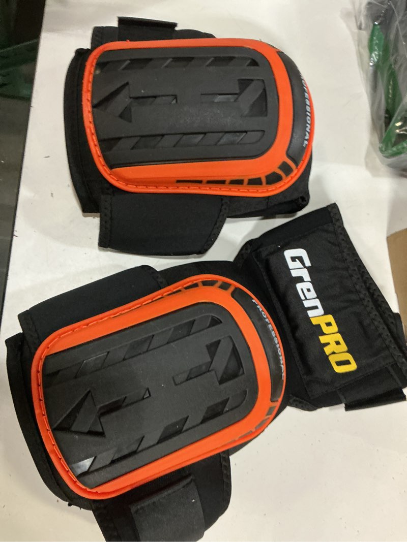 GRENPRO Professional Knee Pads for Work,Heavy Duty Thick Foam Knee Pads Tools, Knee Pad with Soft Gel Cushion for Construction, Work, Flooring, Gardening, Cleaning, Tiling,Black