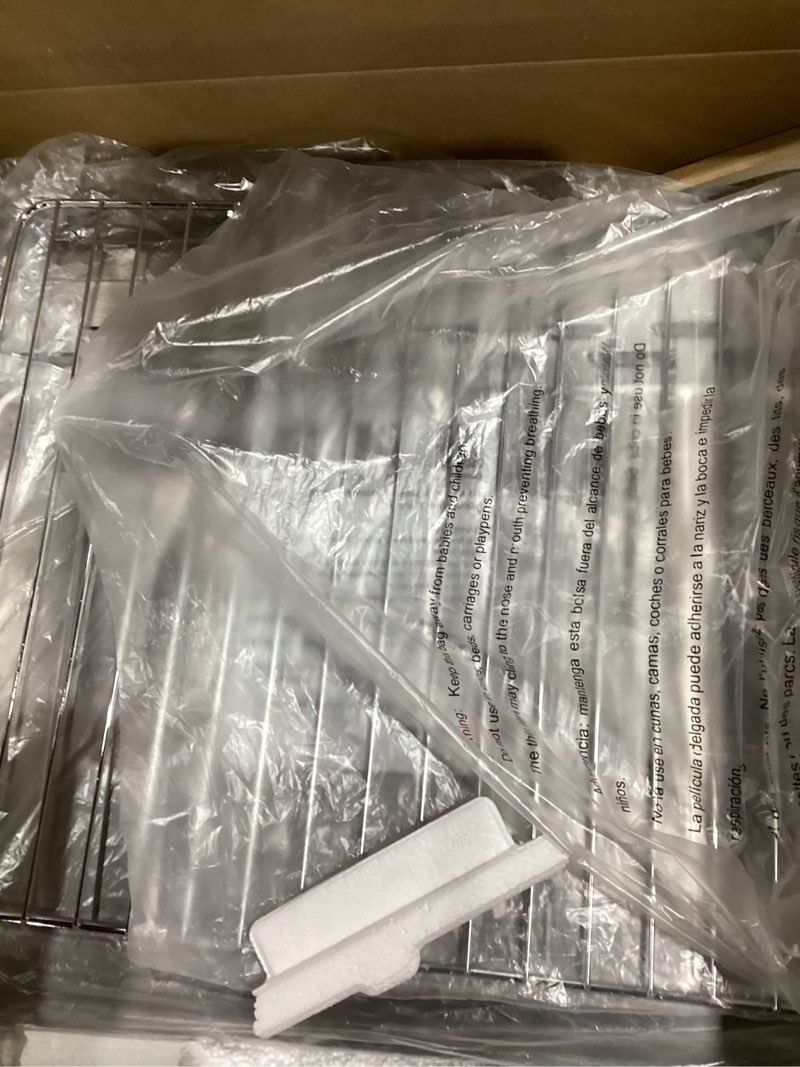 Condition photo showing Good Condition for HotKing Dual-Zone Air Fryer Toaster Oven Combo, 28 QT Extra Large, Non Toxic Stainless Steel Convection Oven with French Door, Countertop Airfryer with Window, Racks, Rotisserie, Dehydrator, ETL Rated 28 Quart