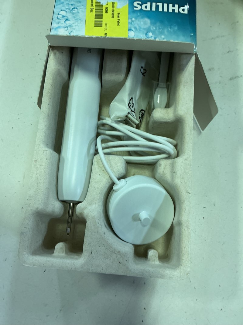 Condition photo showing As Is for philips sonicare 5000 power toothbrush  white hx4042/81