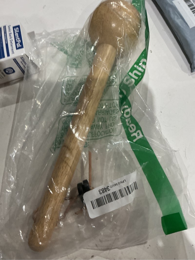 Condition photo showing Good Condition for baseball hammer, baseball softball glove mallet, one-piece mallet, baseball glove shaping hammer with 2pcs baseball lock, glove mallet 12inch 11inch