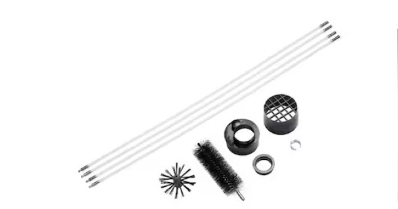 project source dryer vent cleaning kit ( white (flexible rods), black (vacuum and blower