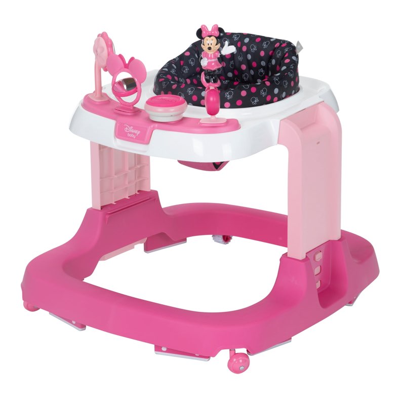 disney baby ready, set, walk dx developmental walker, modern minnie