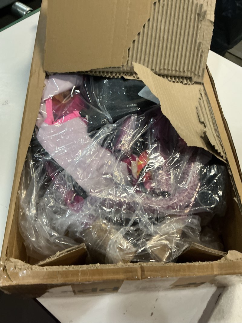 Condition photo showing Good Condition for Happin® 36'' Indoor Trampoline for Kids Ages 2-6, Foldable Mini Rebounder for Indoor & Outdoor Play with Foam Handle and Ultra Safe Padding, Perfect Toddler Gift for Boys & Girls Purple and Coral 36-Inch