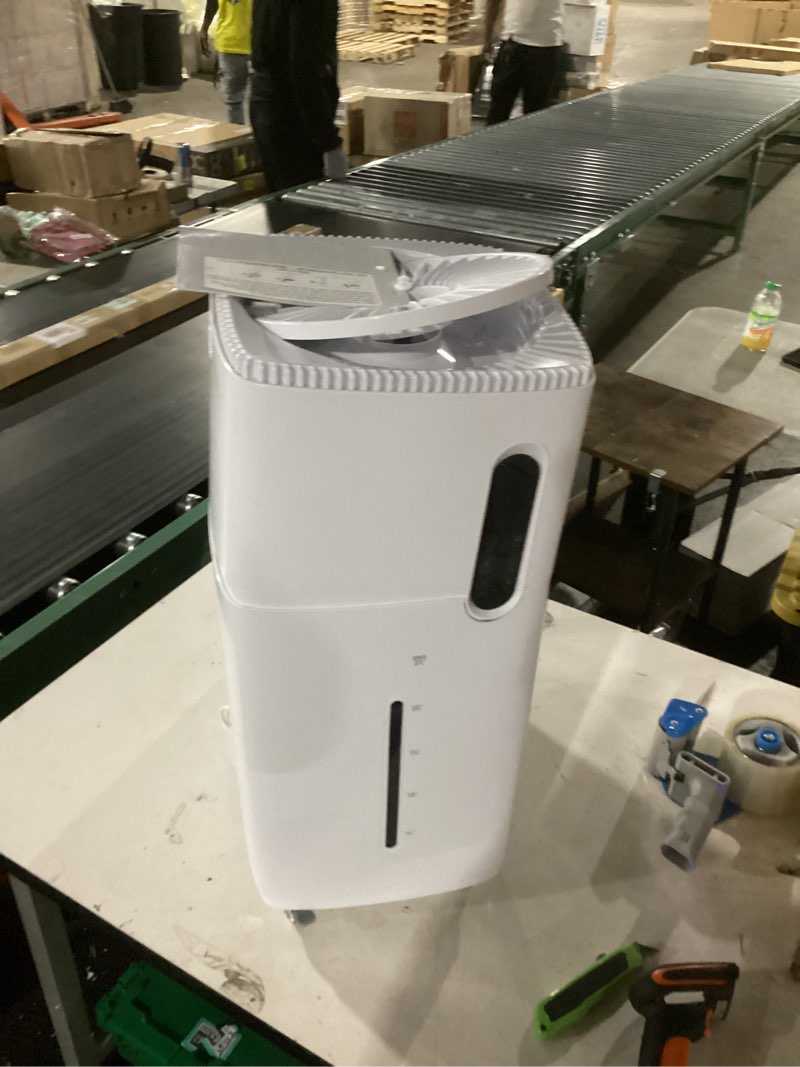 Condition photo showing Good Condition for 26L/5.7Gal Humidifier Large Room 3000 ft², Supersized Cool Mist, 38H Quiet Humidifiers for Bedroom, 2000mL/h Mist Output, Touch/Remote Control, Humidifiers for Home, Whole House, Plant, White
