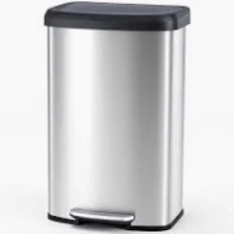 21 gallon stainless steel step trash can for kitchen, home garbage bin 80l 
