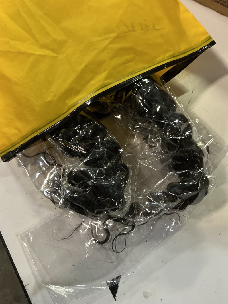 Condition photo showing New/Like New for water wave human hair bundles 1b bundles human hair 18 20 22 inch cnumgunm unprocessed brazilian black color human hair bundle 18 20 22 #1b black fw